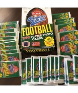 1990 Fleer Football cards Premiere Edition Packs 35 sealed individual br... - $81.18 CAD