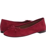 Aerosoles Women&#39;s Homerun Ballet Flat Flats Shoes Red Suede Size 10.5 - $55.56 CAD