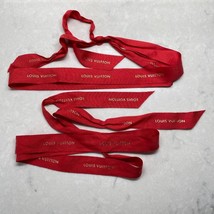 Two Louis Vuitton Red Ribbons - £18.07 GBP