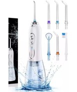 H2ofloss Water Dental Flosser Portable Dental Oral Irrigator with 5 Mode... - $33.40 CAD