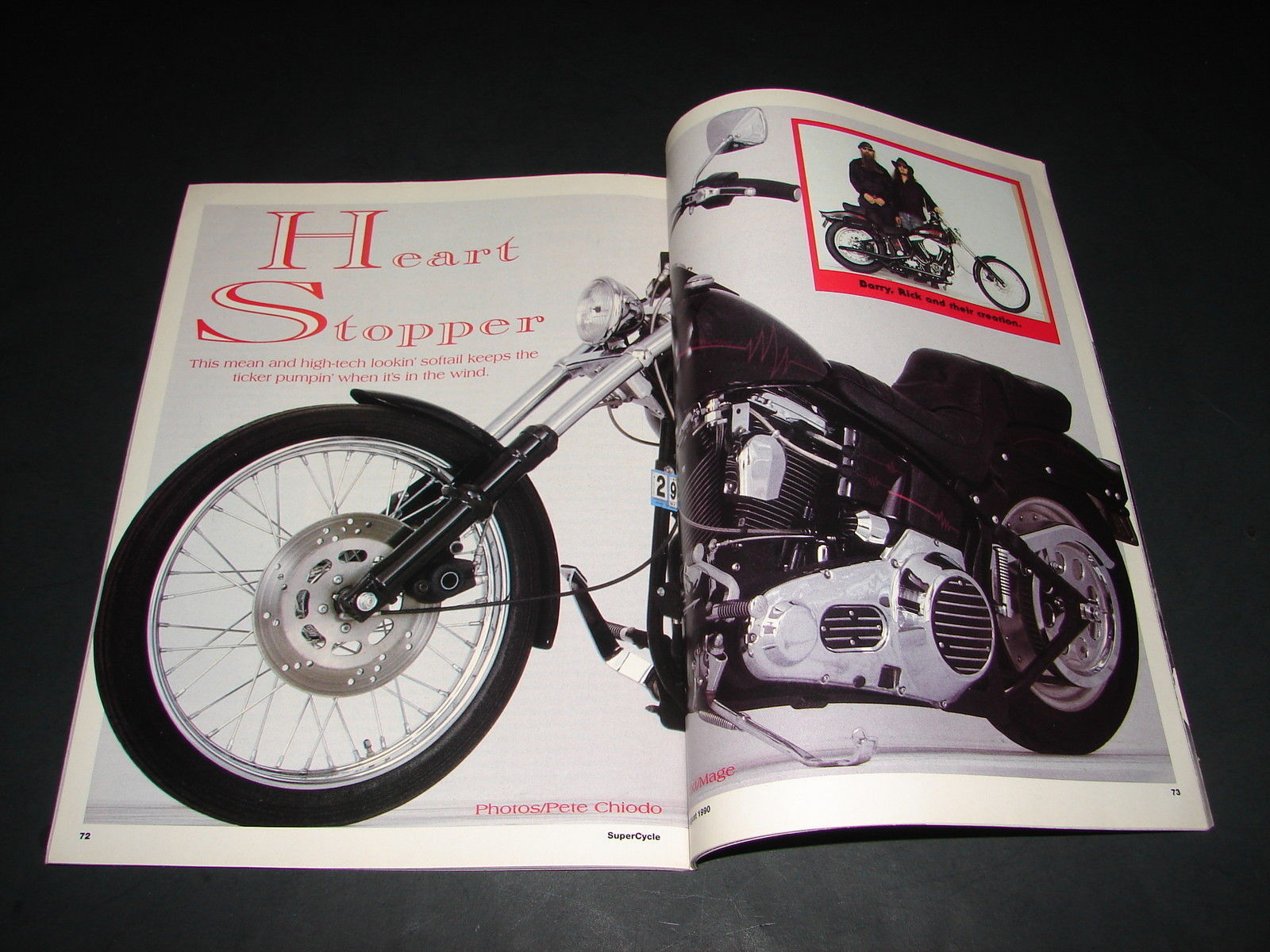 SUPER CYCLE Motorcycle MAGAZINE Aug 1990 Free Camping Near STURGIS Wild ...