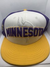 Minnesota Vikings New Era 9Fifty Adjustable Snap Back Cap Hat - 3 Tone - £13.18 GBP