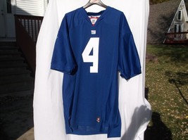 Reebok Nfl Equipment On Field Ny Giants Jersey Sz 52 No 4 Personalizd Lukan Nwot - $43.99