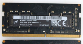 Micron 8GB 1Rx8 PC4-2666V MTA8ATF1G64HZ-2G6E3 - £24.12 GBP