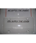 Automobile License Plate Privacy Shield Lens | To Be Utilized w/Your Own Cover - $12.99
