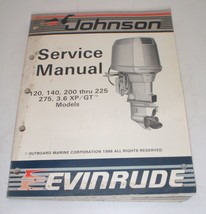 Evinrude Johnson Outboard Service Repair Manual Loop V 120-3.6 XP/GT - 1986 - £28.75 GBP