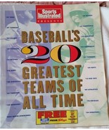 Sports Illustrated Presents Baseball&#39;s 20 Greatest Teams Of All Time (19... - $149.46 MXN