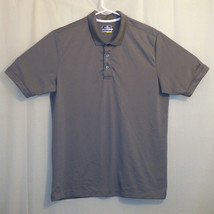 Jack Nicklaus Golf Polo Shirt Men&#39;s Large L Gray Staydri Polyester - £3.87 GBP