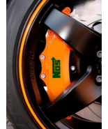 NOS decorative caliper stickers 6pcs, dark green - $17.99