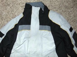 Boys Jacket 3 in 1 Athletic Works Winter Gray Black Zip Up Coat-size 12/14 - $37.62