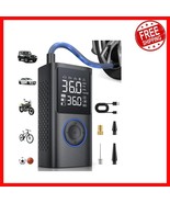 Portable 150 PSI Tire Inflator with Automatic Shut-off &amp; Interchangeable... - $715.68 MXN
