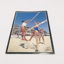 California Postcard Coastal Heart CA Beach Volleyball Bikini Richard Han... - £11.35 GBP
