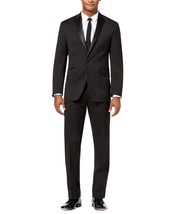 Kenneth Cole Reaction Mens Slim-Fit Ready Flex Tuxe Black 40R - $58.99