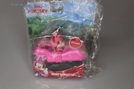 Disney Junior Mickey Die-Cast Minnie&#39;s Roadster New In Package Minnie Mouse Pink - £6.20 GBP