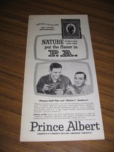 1955 Print Ad Prince Albert Cigarette Tobacco Happy Workers Smoking - £11.93 GBP