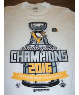 PITTSBURGH PENGUINS 2016 STANLEY CUP CHAMPIONS NHL HOCKEY T-shirt SMALL NEW - $26.89 CAD