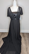 Stage Accents Performance Apparel NWT Women Size 8 Black Long Performance Dress - £28.35 GBP