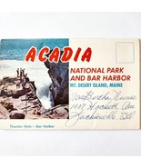 1970s Acadia National Park Postcard Envelope Maine Bar Harbor Desert Isl... - $34.17 CAD