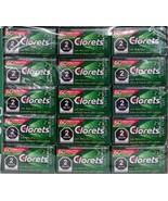 4X CLORETS MINT FLAVORED GUM / CHICLE - 4 BOXES OF 60 PACKETS EACH - FREE SHIP - $38.78