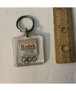 Vintage Kodak 1988 Olympics Keychain Plastic 2 Sided - $9.46 CAD