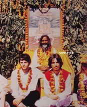 Beatles Vintage Poster Paul McCartney George Harrison India Rishikesh Wall Art - £7.85 GBP