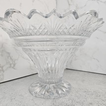 Vintage Shannon Crystal by Godinger Princess Large Footed Centerpiece Bo... - $49.99