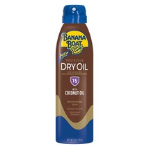 Banana Boat Ultra Mist Dry Tanning Oil, Clear Sunscreen Spray, SPF 15, 6oz. - Pa - £31.85 GBP