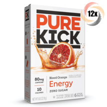 12x Pack Pure Kick Blood Orange Flavor Energy Drink Mix | 6 Singles Each | .63oz - £23.71 GBP
