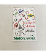  Pittsburgh Mellon arena 2004 2005 event planner looking for a full house   - £15.55 GBP