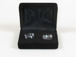 Men J.Valintin Cufflinks by Vitorofolo for French Cuff Shirt V29-40 Silver image 2