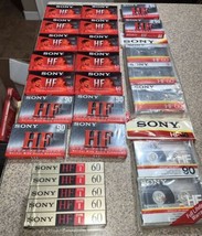 SONY HF60/HF90 Normal Bias Type Blank Audio Cassette Mixed Lot of 25 NEW - £47.59 GBP