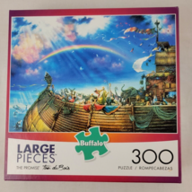 The Promise Noahs Ark Puzzle 300 Pieces Large Buffalo Rainbow Animals RA... - $27.95