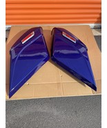 deep cobalt blue  7&quot; Angled Extended Saddlebags Bags Harley Touring 1997... - $543.51