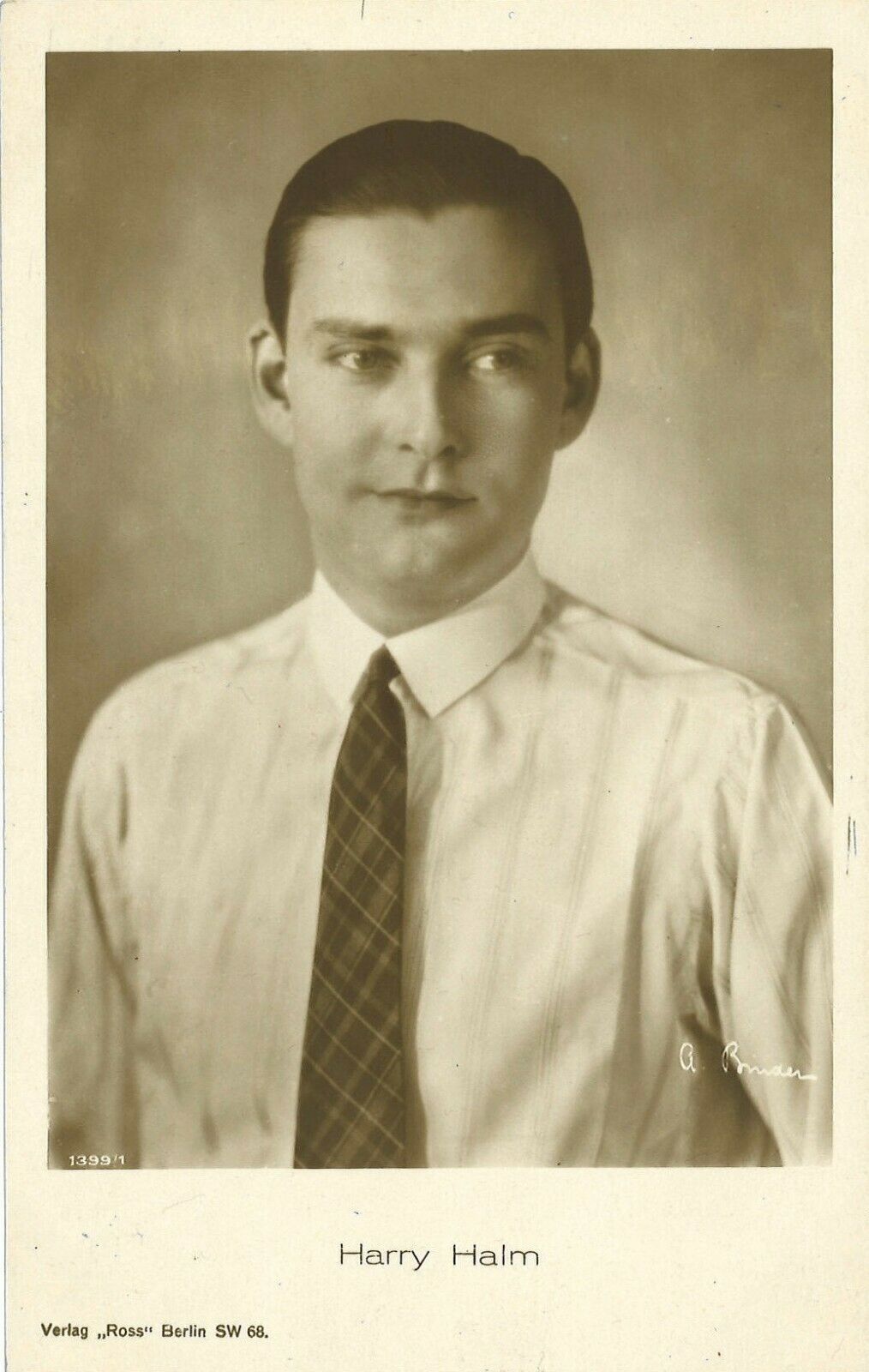 HARRY HALM (1926) German Silent Film Postcard &quot;Hokuspokus&quot; Actor and Writer - $20.00
