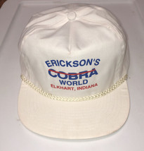 Erickson’s Cobra World Elkhart, Indiana Promotional Snap Back Hat - $232.06 MXN