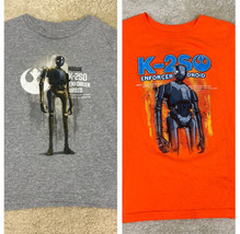 Lot of 2 Boys&#39; S/S Star Wars Rogue One Droid K-2SO Tee T-Shirt Sz 7 &amp; 7/8 - £14.99 GBP