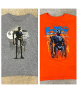 Lot of 2 Boys&#39; S/S Star Wars Rogue One Droid K-2SO Tee T-Shirt Sz 7 &amp; 7/8 - £15.00 GBP