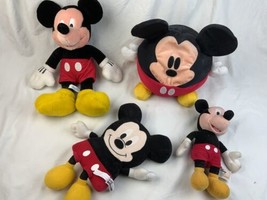 Lot Of 4 Disney Mickey Mouse Plush Sega Disneyland - £18.98 GBP