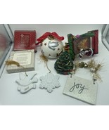 Lot Of Christmas Vintage Items Avon Ornaments Tree nightlight Silverstri... - £9.69 GBP