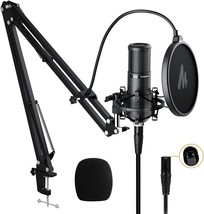 XLR Condenser Microphone Kit, MAONO Professional Cardioid Studio Condenser - £65.53 GBP