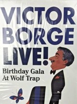 Victor Borge Live! Birthday Gala at Wolf Trap VHS New Sealed Piano Comedy - $12.95