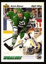 Hartford Whalers Kevin Dineen 1991 Upper Deck Hockey Card #105 - $0.50