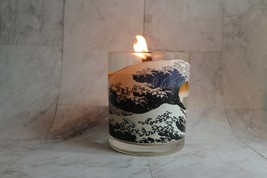 Color Changing! The Great Wave ThermoH Logo Candle - Reusable as a Color Changin - £13.36 GBP