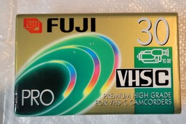 Fuji Film Pro VHS-C TC-30 New Premium High Grade Blank Camcorder Tape - $4.46