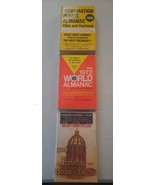 World Almanacs 1929 Working Publishing, 1968 Simon &amp; Schuster, 1972 Colu... - $16.20