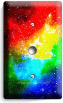 Space Galaxy Stars Rainbow Nebula Cloud Light Dimmer Cable Plate Room Home Decor - £8.86 GBP