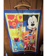 Mickey&#39;s Clubhouse Roadster Pluto Disney 42x57 Quilted Baby/Child Blanket - €16,12 EUR