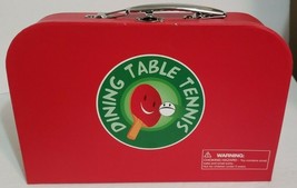 Dining Table Ping-Pong/Table Tennis Set With Carrying Case - £16.33 GBP