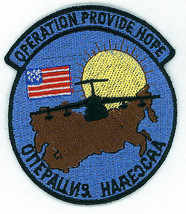 OPERATION PROVIDE HOPE, USAF, CIRCA 1992, PATCH, COLOR, ORIGINAL - £11.62 GBP