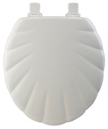 Bemis Mfg Designer Sculptured Round Shell Wood Toilet Seat - $49.98 CAD